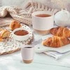 Duo Gift Orion Espresso Puodelis 90 ml Keramika Baltas