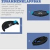 Homcom SPORTNOW 102 cm fitneso batutas, sulankstomas mini batutas su 4 lygių reguliuojama rankena, LCD monitoriumi, fitneso rebounder suaugusiems, vaikams, iki 100 kg