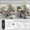 Fotelis Elektrinis masažinis krėslas pilkas