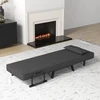 Fotelis Sofa-lova tamsiai pilka