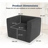 Fotelis Sofa Pilka