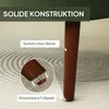 HOMCOM modernus fotelis, paminkštinta akcentinė kėdė su juosmens atramos pagalvėle, žalia