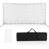 Futbolo atmušimo tinklas 375 x 151 x 185 cm