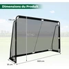 Futbolo vartai 300 x 200 cm