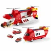 Lean Toys Gaisrinis transportinis lėktuvas 43×16×18 cm 6 vnt.