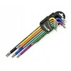 Tvardy Geko Raktai TORX 9vnt. T10-T50 ilgi, S2 (T00123)
