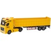 Lean Toys Geltonas transportavimo sunkvežimis su priekaba 58x10x16 cm