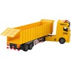 Lean Toys Geltonas transportavimo sunkvežimis su priekaba 58x10x16 cm