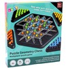 Lean Toys Geometrinis trikampių dėlionės stalo žaidimas