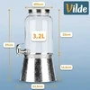 Gėrimų indas su čiaupu ir stovu 3,2 l
