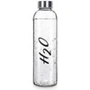 Gertuvė Excellent Houseware Stiklinis vandens butelis 700 ml su metaliniu dangteliu