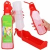 Gertuvė Vandens butelis su girdykla Springos PA0296 500 ml raudonas