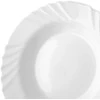 Lumarko Gili pietų lėkštė stiklinė balta 22,5 cm, 350 ml