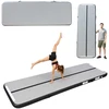 Gimnastikos čiužinys Air Track, pilkas su juodais elementais, 300 x 100 x 10 cm