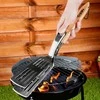 BBQ Grilio Įrankis 2w1: Plaktukas ir Žnyplės, Nerūdijantis Plienas, 40 cm