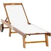 Gultas 198 x 55 x 30-88,5 cm