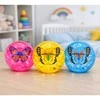 Lean Toys Guminis kamuolys su konfeti 9 cm