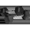 Gumuoti ketaus hanteliai HEX 2x3kg, REBEL ACTIVE