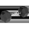 Gumuoti ketaus hanteliai HEX 2x4kg, REBEL ACTIVE