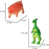 Ikonka Figūrėlės jūros gyvūnai laukiniai dinozaurai rinkinys mišinys 48vnt.