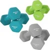 Songmics Hantel-Set 1, 2, 3kg Grau-Grün