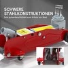 Kompaktiškas hidraulinis domkratas, apsauga nuo perkrovos, automobiliams ir visureigiams, 2t, 120-300mm, raudonas/geltonas
