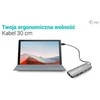 I-tec USB-C Metal Nano 2x HDMI LAN maitinimo tiekimas 100W