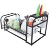 Dish drying rack with tray stand loft