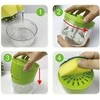 Dishwashing liquid dispenser sponge dispenser