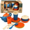 Lean Toys Indų rinkinys mėlynas ir oranžinis 15 vnt.