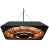 Outsunny Spindulinis lubinis šildytuvas 800W/1200W/2000W 5 režimų IP45 su nuotolinio valdymo pulteliu