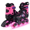 Inline riedučiai Pilka/Rožinė