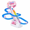 Lean Toys Interaktyvi kačiukų trasa su judančiais laiptais ir šviesos bei garso efektais