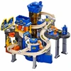 Lean Toys Interaktyvus automobilių garažas su trasa, mėlynas, 52 × 36 × 46 cm, 8 automobiliai