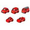 Lean Toys Interaktyvus automobilių garažas su trasa ir keltuvu, raudonas, 52 × 36 × 46 cm, su 8 automobiliais