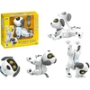 Lean Toys Interaktyvus robotas šuo su nuotoliniu valdymu ir programavimo funkcija, 26 × 14 × 21 cm
