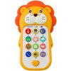 Lean Toys Interaktyvus žaislinis telefonas vaikams Liūtas 15x8.5 cm