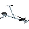HOMCOM irklavimo treniruoklis su LCD ekranu, plienas+PVC, pilkas, 130x47,5x67cm
