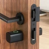 Išmanusis durų cilindras su pirštų atspaudų skaitytuvu ir Bluetooth, juodas / sidabrinis, 4,2 × 4,2 × 16 cm