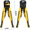 Wire stripping pliers cable crimper