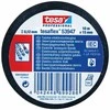 Lipni izoliacinė juosta TESA 10m 15mm PVC - juoda