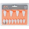 FX Tools Kabliukai betono fasadams 12 vnt. Balti