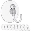 Bathroom Solutions Sieninis kabliukas su siurbtuku 3,5 cm 8 vnt.