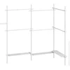 Songmics Kabykla 3 lygių reguliuojama 33,5x240-353x208-310 cm