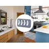 Kitchen hanger bracket shelf utensil holder shelf