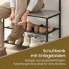 Songmics Kabykla su suoliuku 32,2x64x180 cm