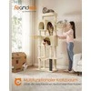 Songmics Feandrea 190,7 cm aukščio draskyklė su 2 ertmėmis ir 2 guoliais smėlio smėlio spalvos