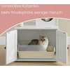 Songmics Feandrea Draskyklė su šiukšlių dėže, 151 cm aukščio, "2-in-1" kačių medis