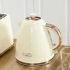 HOMCOM Virdymo Virdulys, 2200W, Vandens Lygio Indikatorius, Filtras, Greitas Virimas, Smėlio spalvos