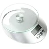 Virtuvinės svarstyklės Electronic glass kitchen waiter 5kg / 1g clock